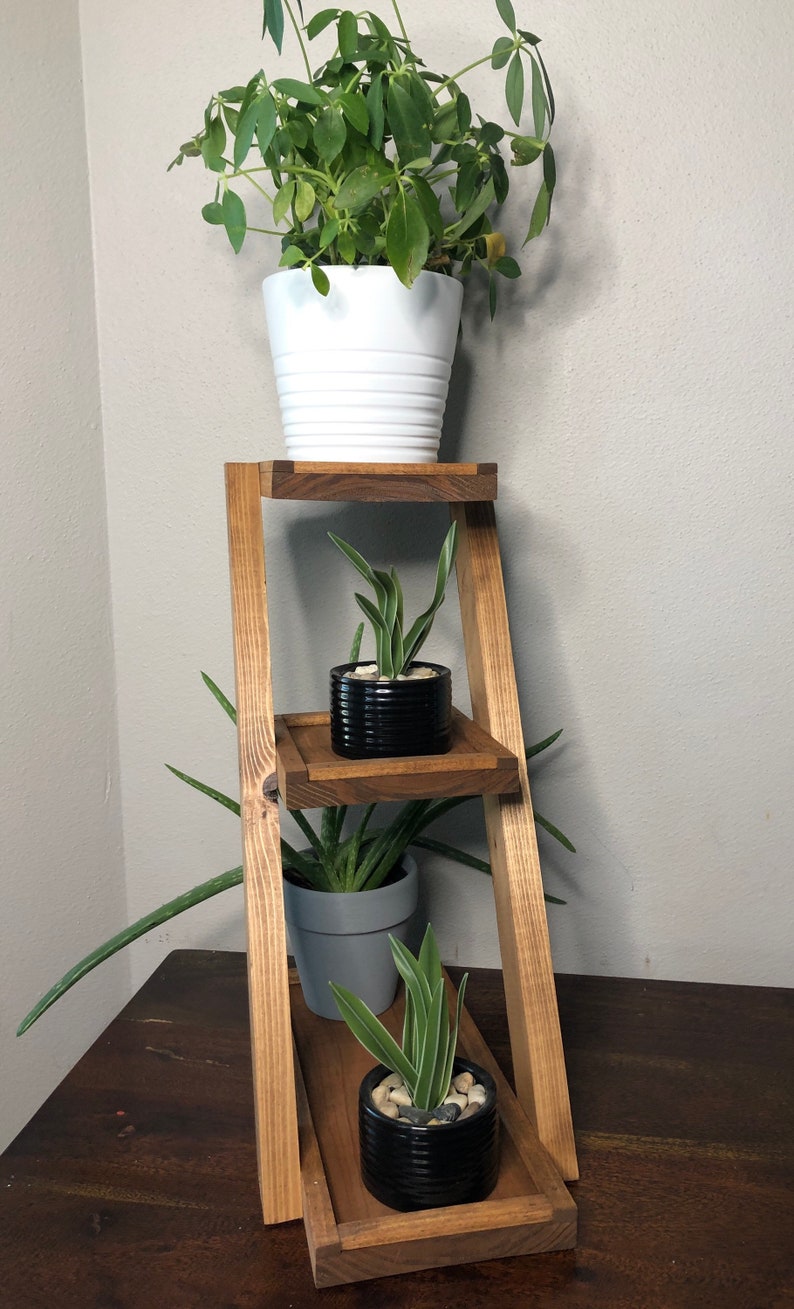 Cedar Plant Stand Plant Holder Countertop Plant Stand 3 or Etsy