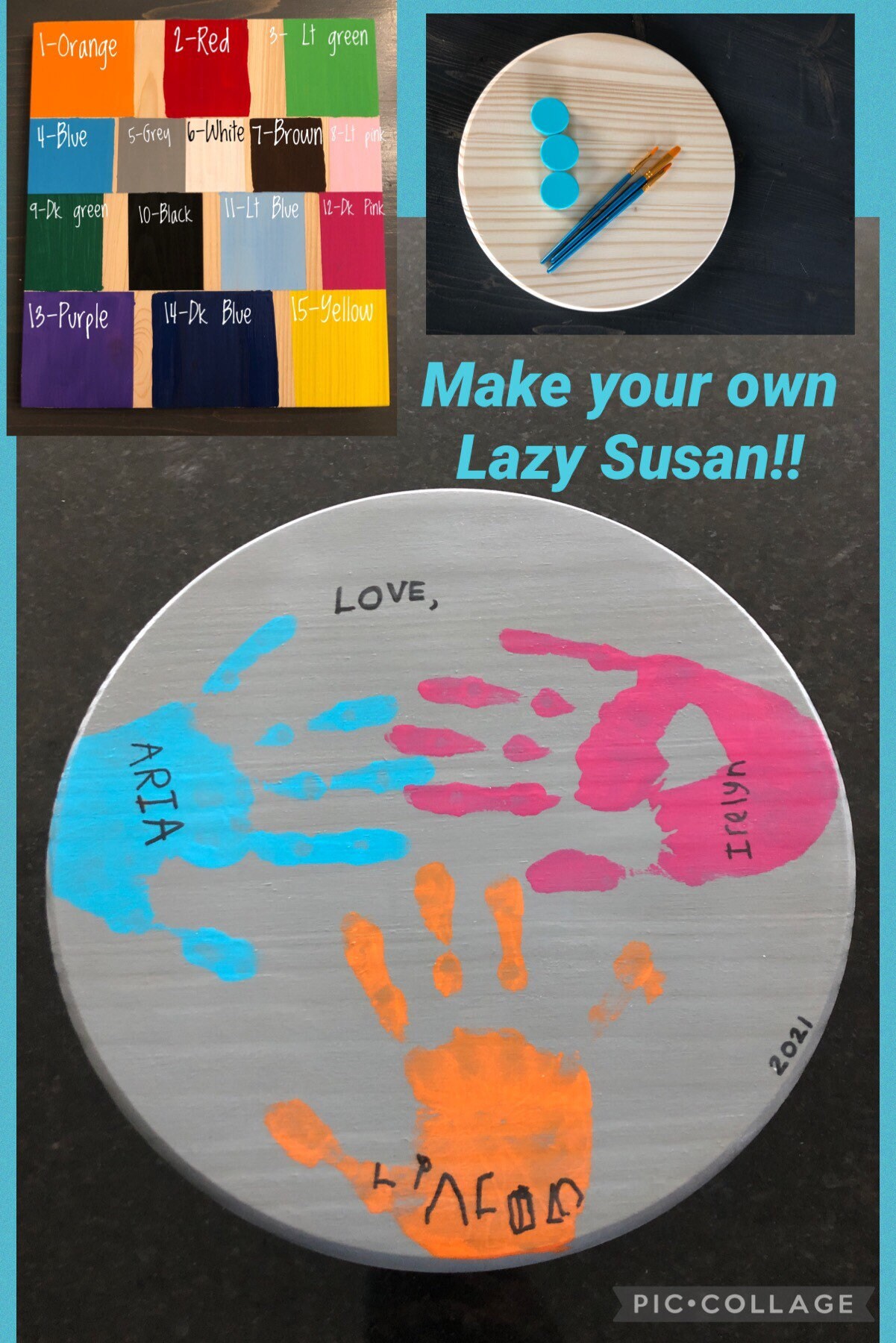 Make your own Lazy Susan Kit Etsy