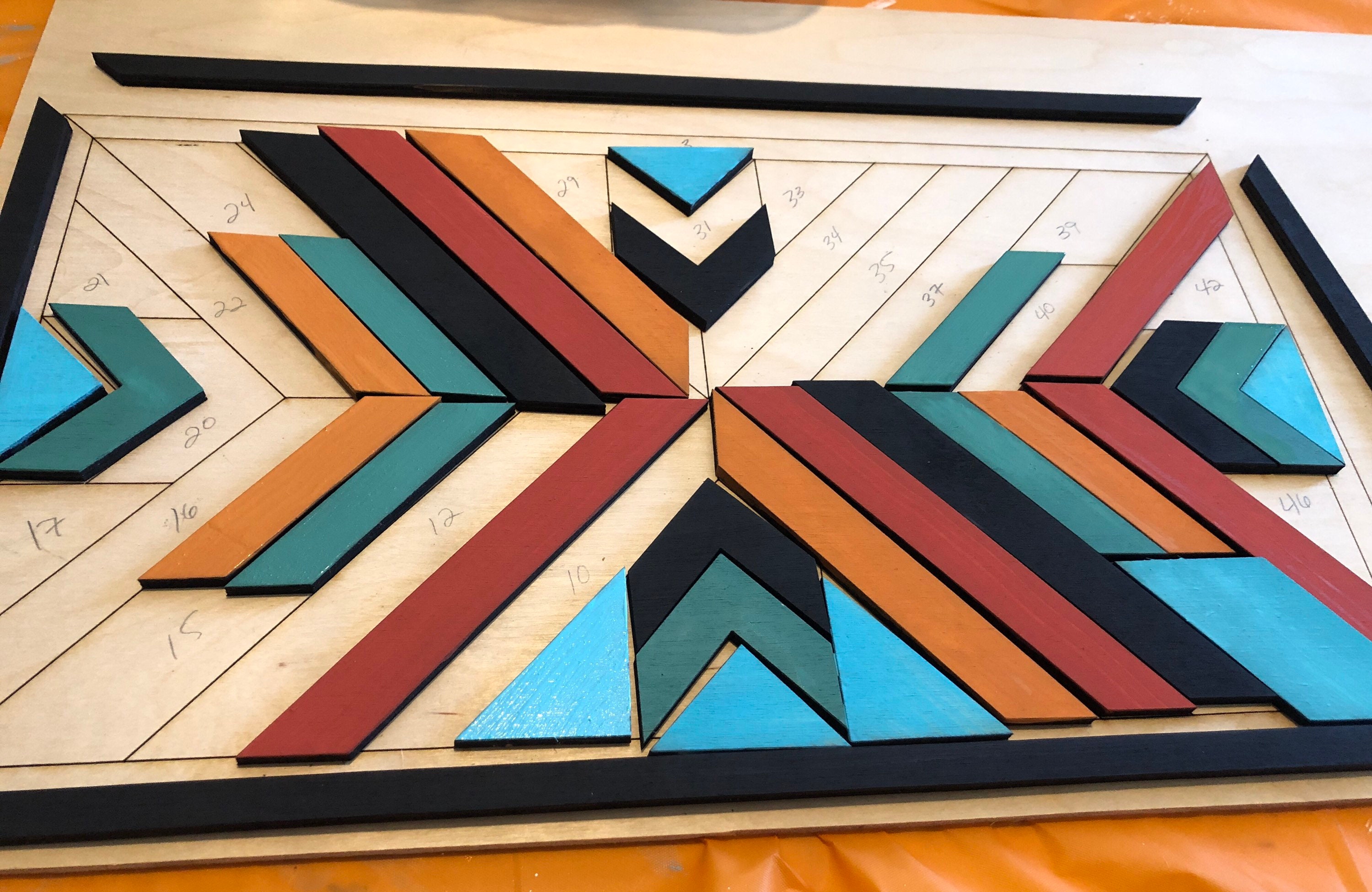 DIY Kit Barn Quilt Kit Wooden Mosaic Adult Craft DIY Etsy Ireland