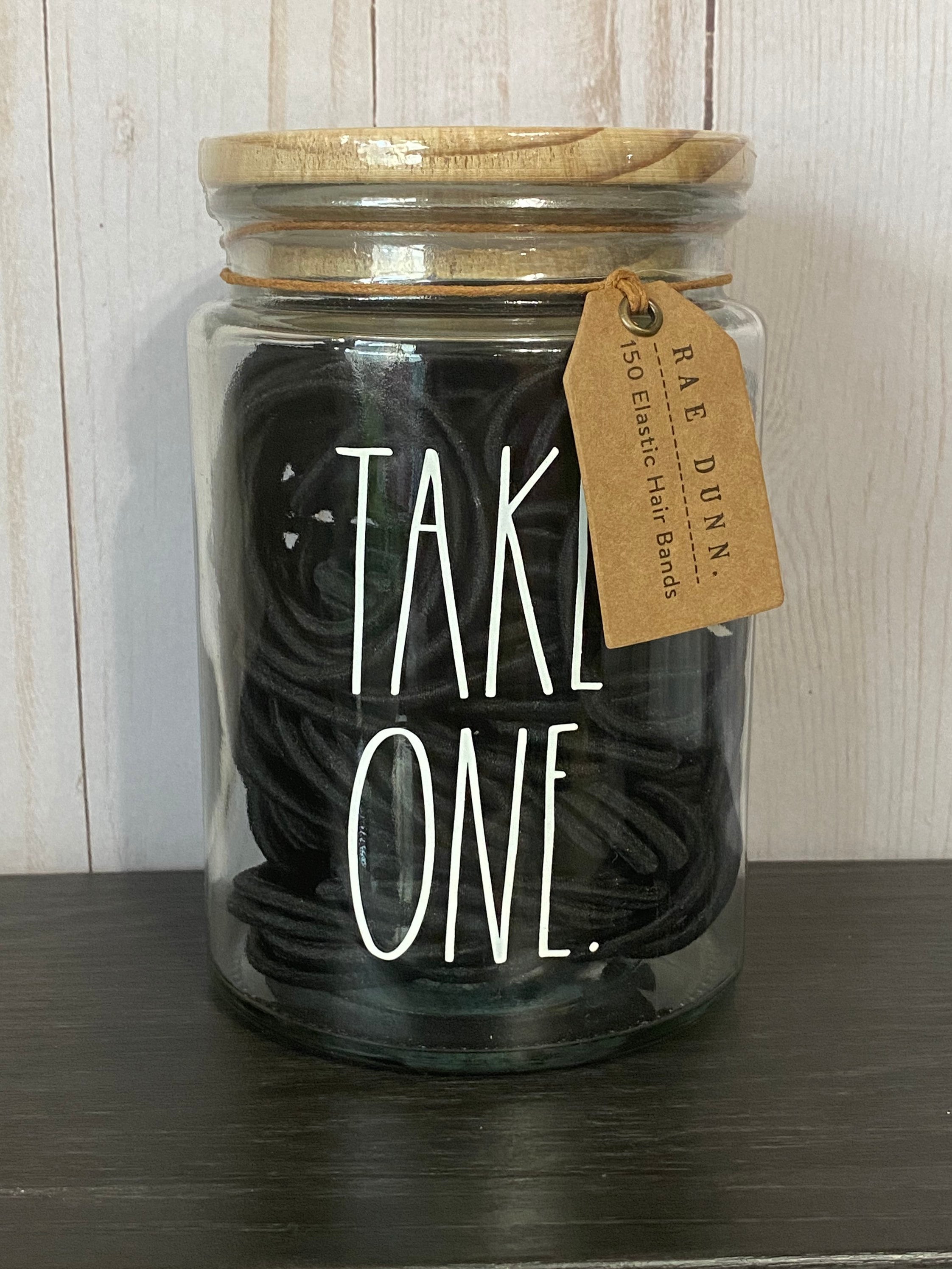 Rae Dunn TAKE ONE hair ties jar Etsy