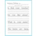 25 Printable Write the Sentence Worksheet, Sentence Writing Practice ...
