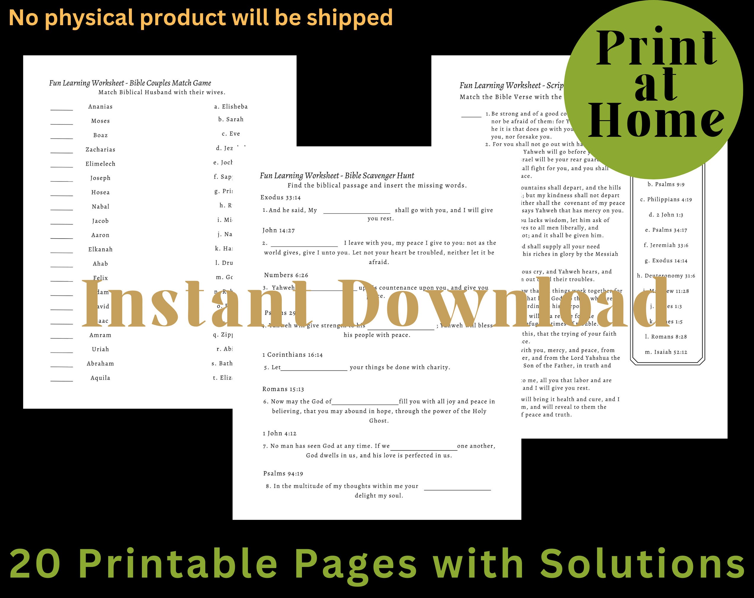 Bible Trivia Challenge, Bible Trivia Quiz, Printable Bible Trivia ...