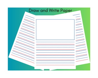Kid Story Paper: Draw & Write Journal Pages (PDF)