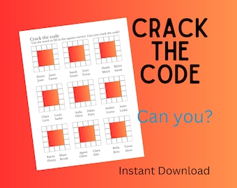 Crack the Code-puzzels, cryptogramactiviteiten (pdf-download)