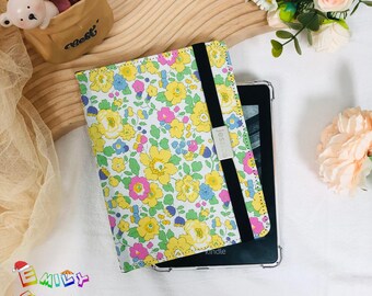 Funda de tela Liberty para Kindle Paperwhite 12.ª generación, Kindle 6" 2024, Kobo Clara Colour Clara BW 2E, Tolino Shine 5 2024, funda Vision Color 2024.