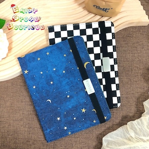 Custom metal tag flower fabric case for Kobo Clara Colour Clara BW 2E,Libra Colou Libra 2 Nia 2020,Libra H2O,Clara HD Case,Kindle Boox Case