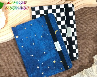 Stoffhülle mit Metall Anhänger für Kindle 6" 2024, Paperwhite 12th Gen, Tolino Shine 5 2024, Tolino Shine Color, Vision Color 2024, Vision 6
