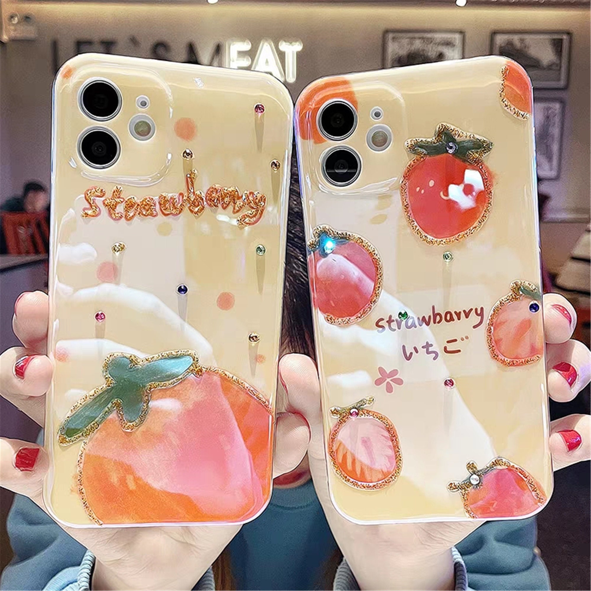 Strawberry case for iPhone 13 pro max iPhone 12 mini case iPhone 11 iPhone XS Max iPhone X Case iPhone XR iPhone 8 7 Plus 6 5 SE 2020 bz55