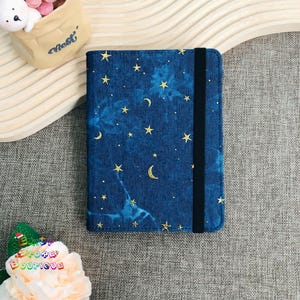 Étui en tissu nuit étoilée pour Kindle Paperwhite 12e génération 7 pouces 2024, Paperwhite 11e 10e génération, Kindle Oasis 3/2 génération, étui pour Kindle 6 pouces 2024