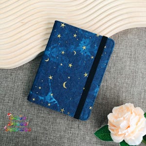 Étui en tissu nuit étoilée pour Nook Glowlight 4e,Nook Glowlight 3 2,Nook Simple Touch,étui pour Kindle 6" 2024,Papier blanc 12e génération 7" 2024