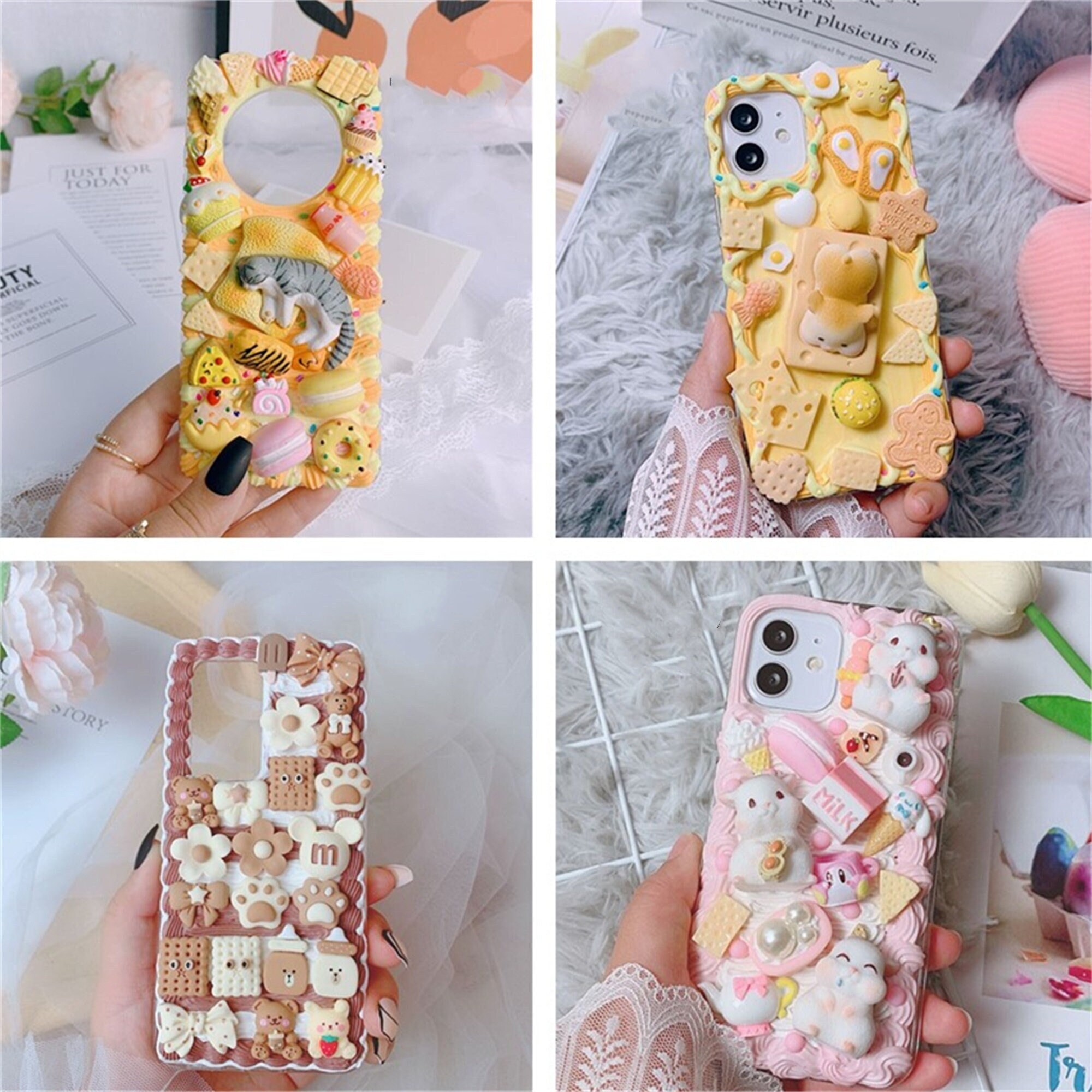 Rainbow Decoden Whipped Cream PhoneCase (GalaxyS5) by PlayfulYume