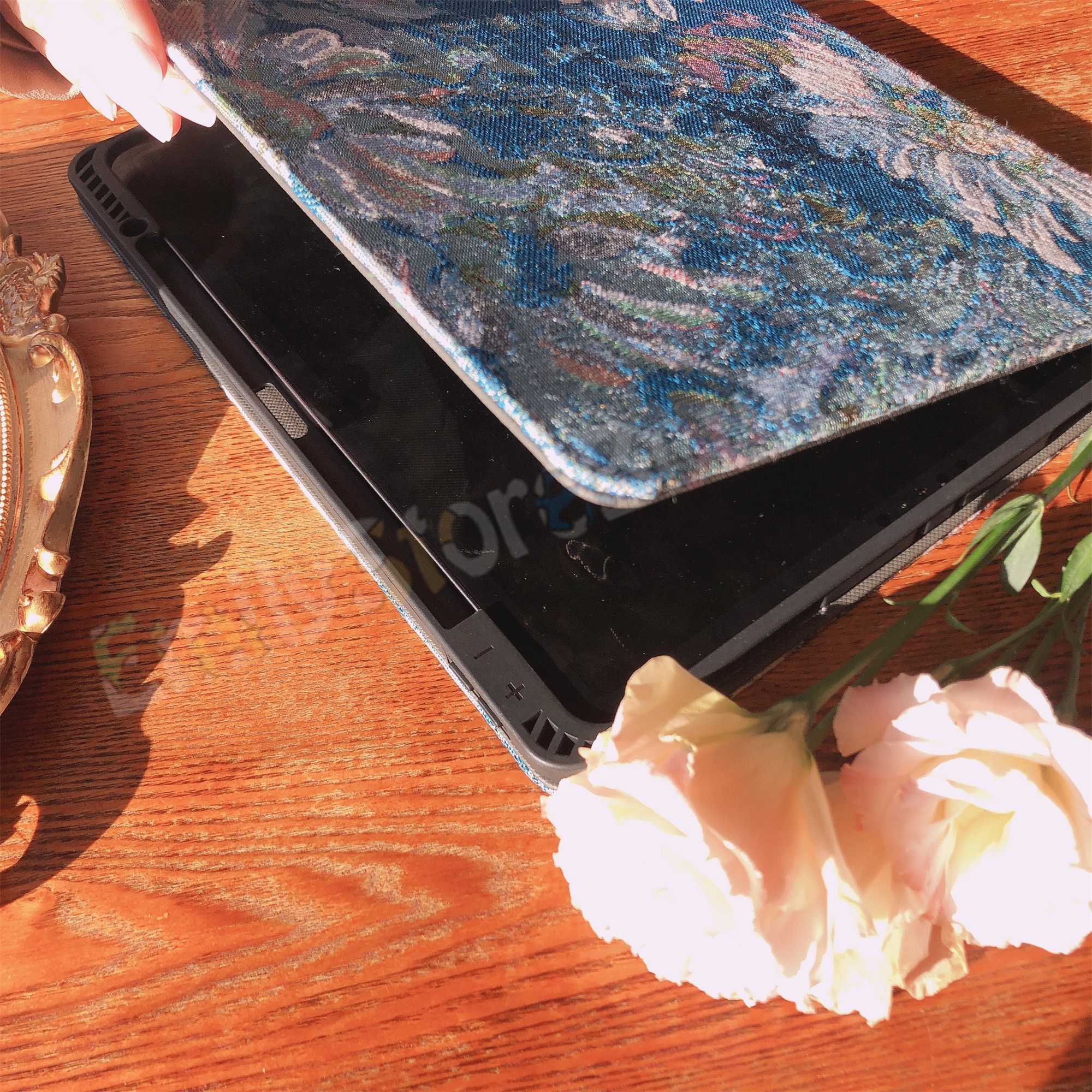 Oil Painting Embroidered Ipad Case for Ipad Ipad Pro Etsy