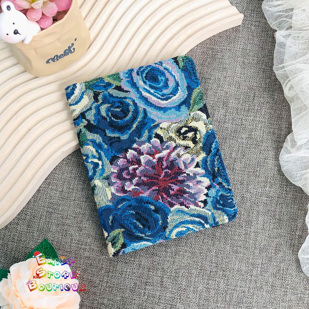Blue Dasiy Flower Fabric Case,kindle 6" 2024 Paperwhite 12th Gen Oasis ...