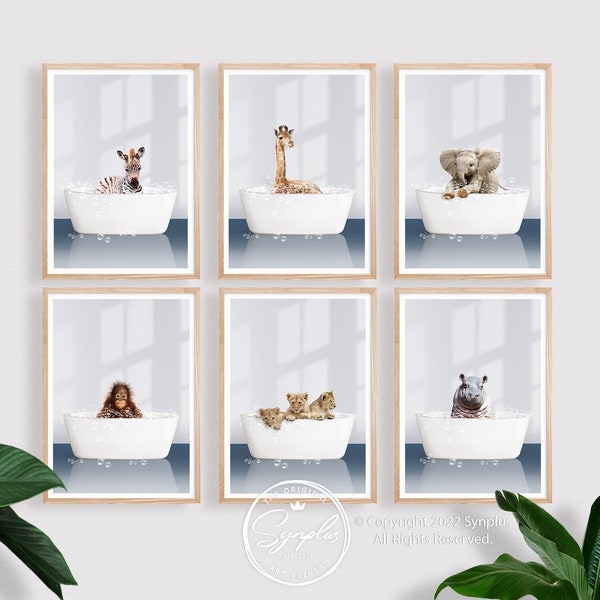 Animal in Bathtub Etsy