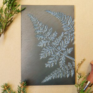 Fern Handmade Original Lino Print image 6