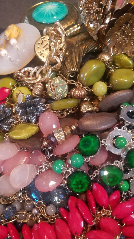 Modern Costume Jewelry 15 Pieces Mystery Lot Mixed