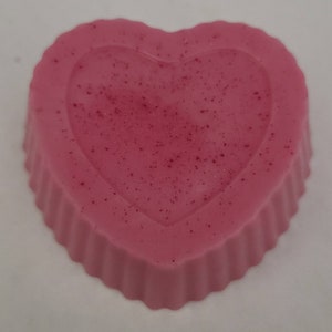 Handmade Heart-shaped Rose-scented Cocoa Butter Soap
