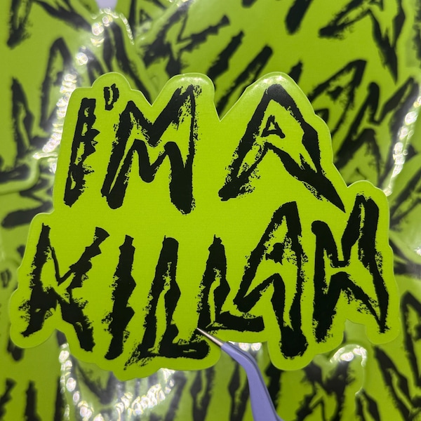 Lady Gaga Killah - glossy vinyl sticker