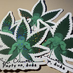 Party On Dude - adesivo olografico