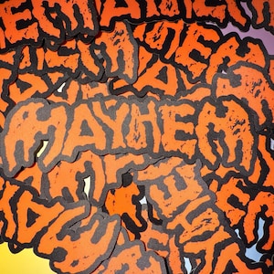 Lady Gaga MAYHEM - mesh vinyl sticker