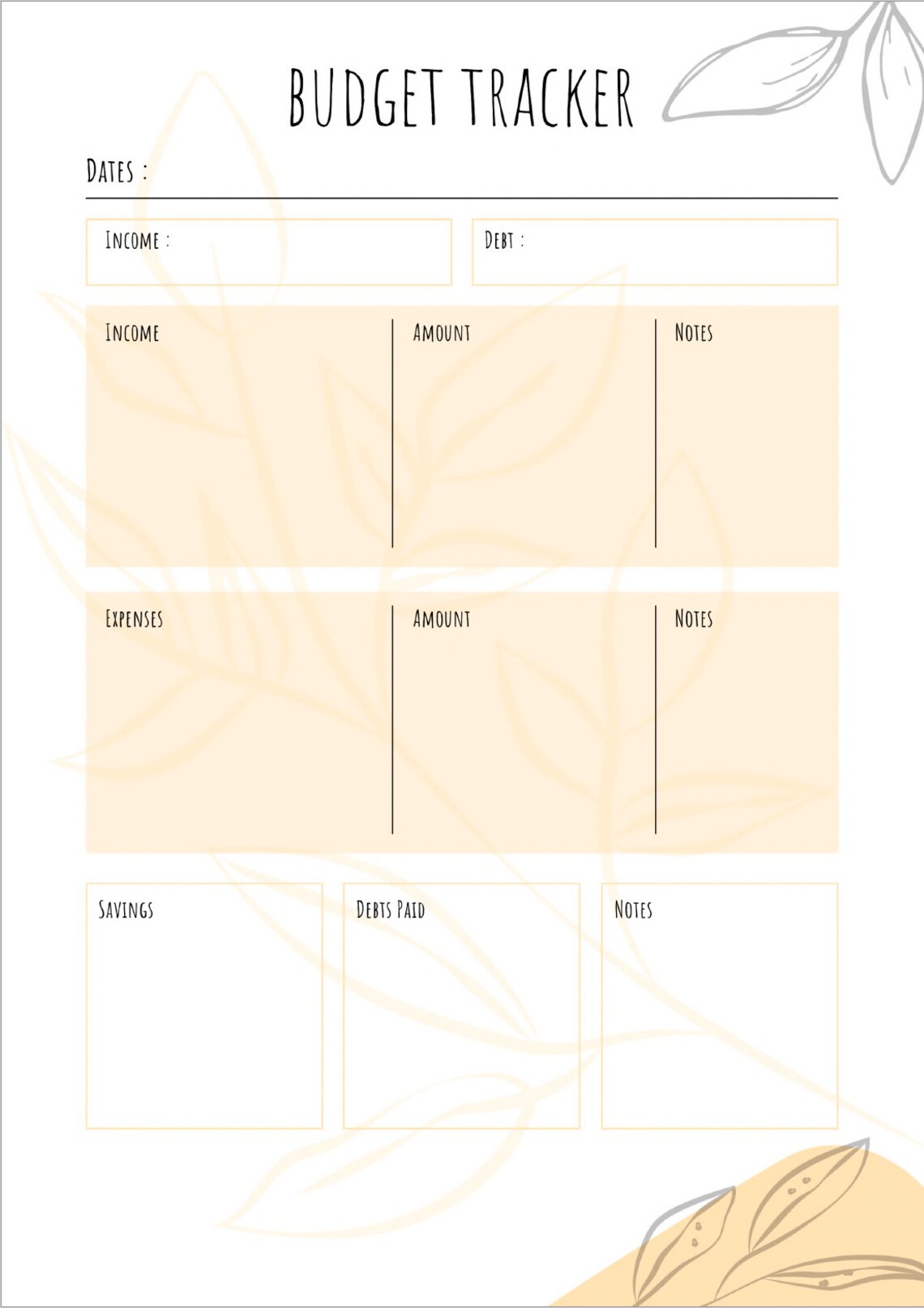 Printable and Fully Customizable Planner Pack Daily, Weekly, Monthly