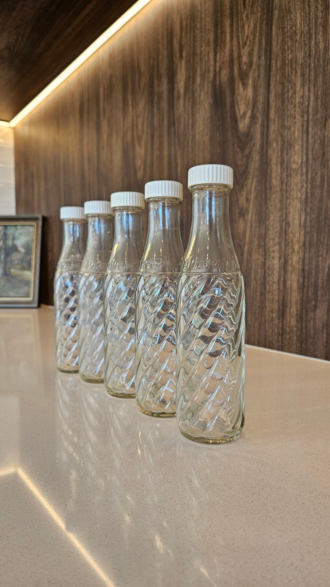 Set of 5 Vintage Soda Stream Bottles Mint Condition Etsy