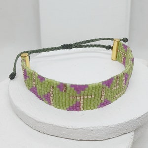 Handmade Miyuki Beaded Bracelet,Colorful Beaded Bracelet, Handwoven Bracelet,Adjustable Bracelet,Womens Bracelet,Boho Bracelet