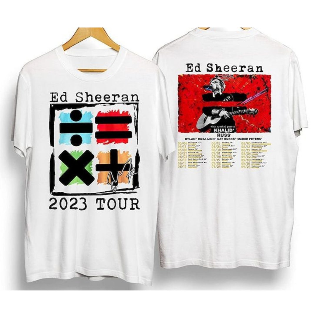 Vintage Ed Sheeran Tour Shirt ed Sheeran Tshirt Ed Sheeran Etsy