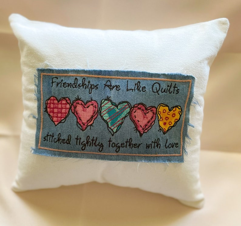 Best Friend Pillow Girlfriend Friendship Present Etsy