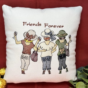 Bestie pillow, personalized best friend gift pillow, lifelong friend gift, best friend gift, friendship pillow gift,