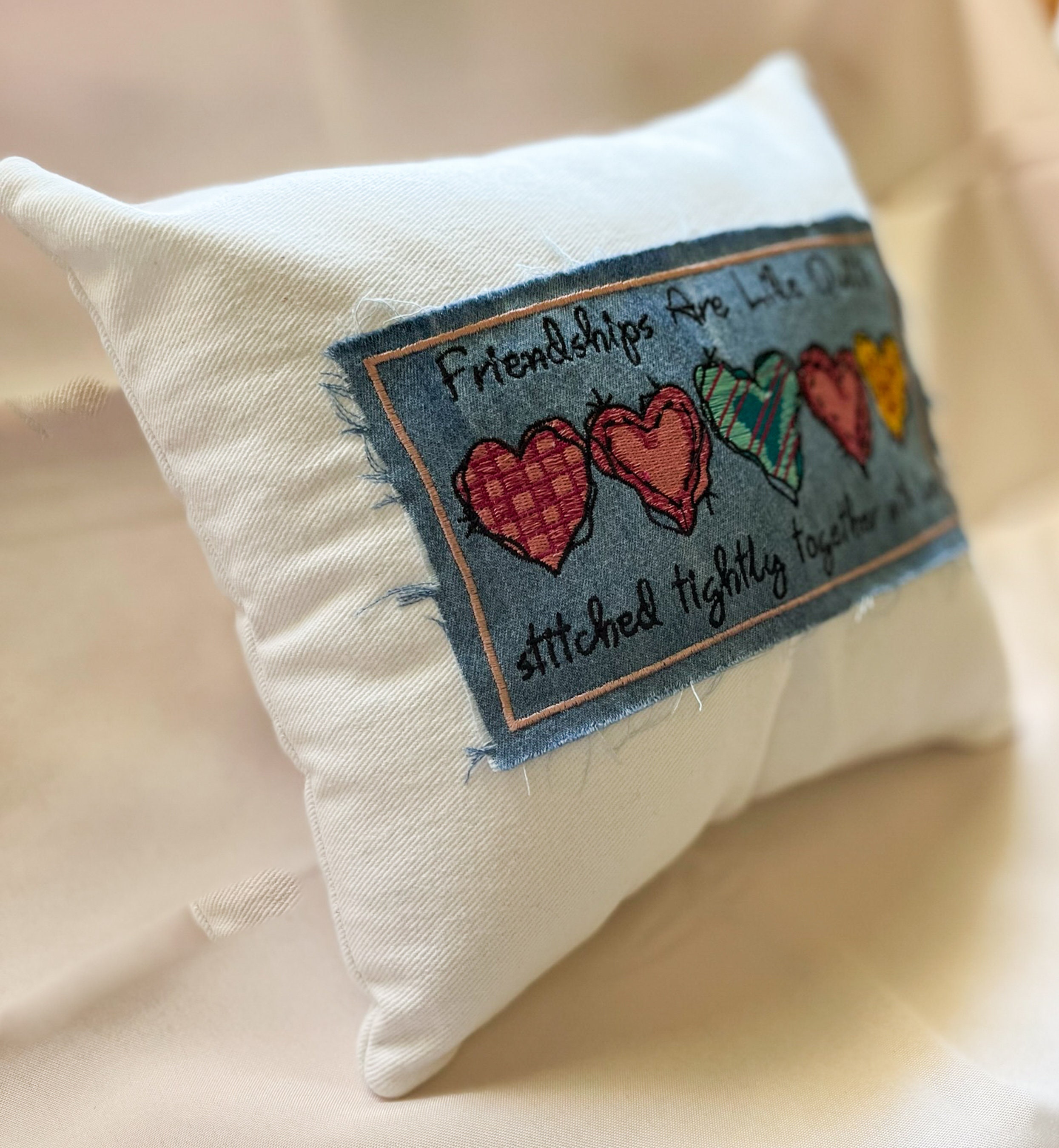 Best Friend Pillow Girlfriend Friendship Present Etsy