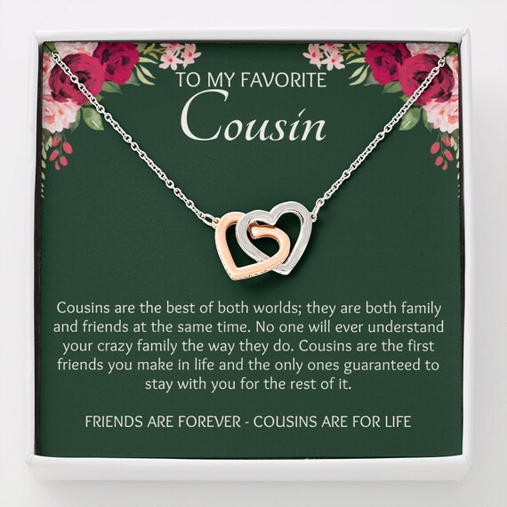 Matching sale cousin necklaces
