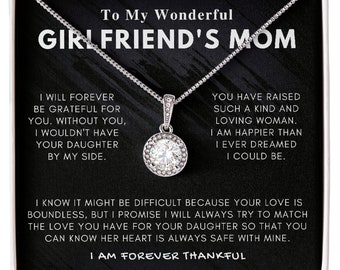 To my Girlfriends Mom Gift for Mother's Day, Future Mother in Law Necklace