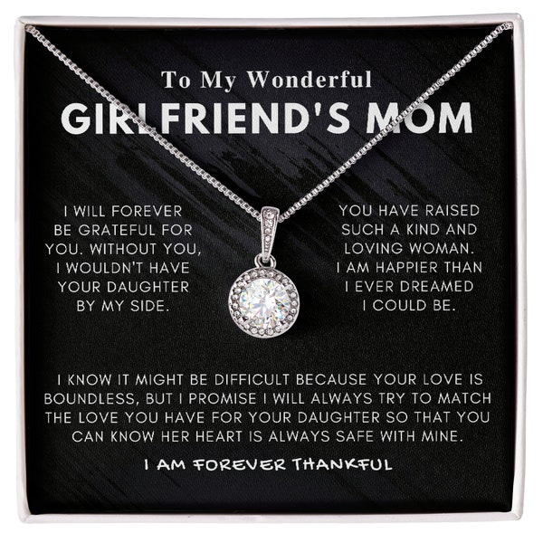 To my Girlfriends Mom Gift for Mother's Day, Future Mother in Law Necklace