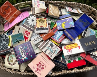 Vintage Matchbook Covers, (Lots of 30) Just the books, MOSTLY NO MATCHES