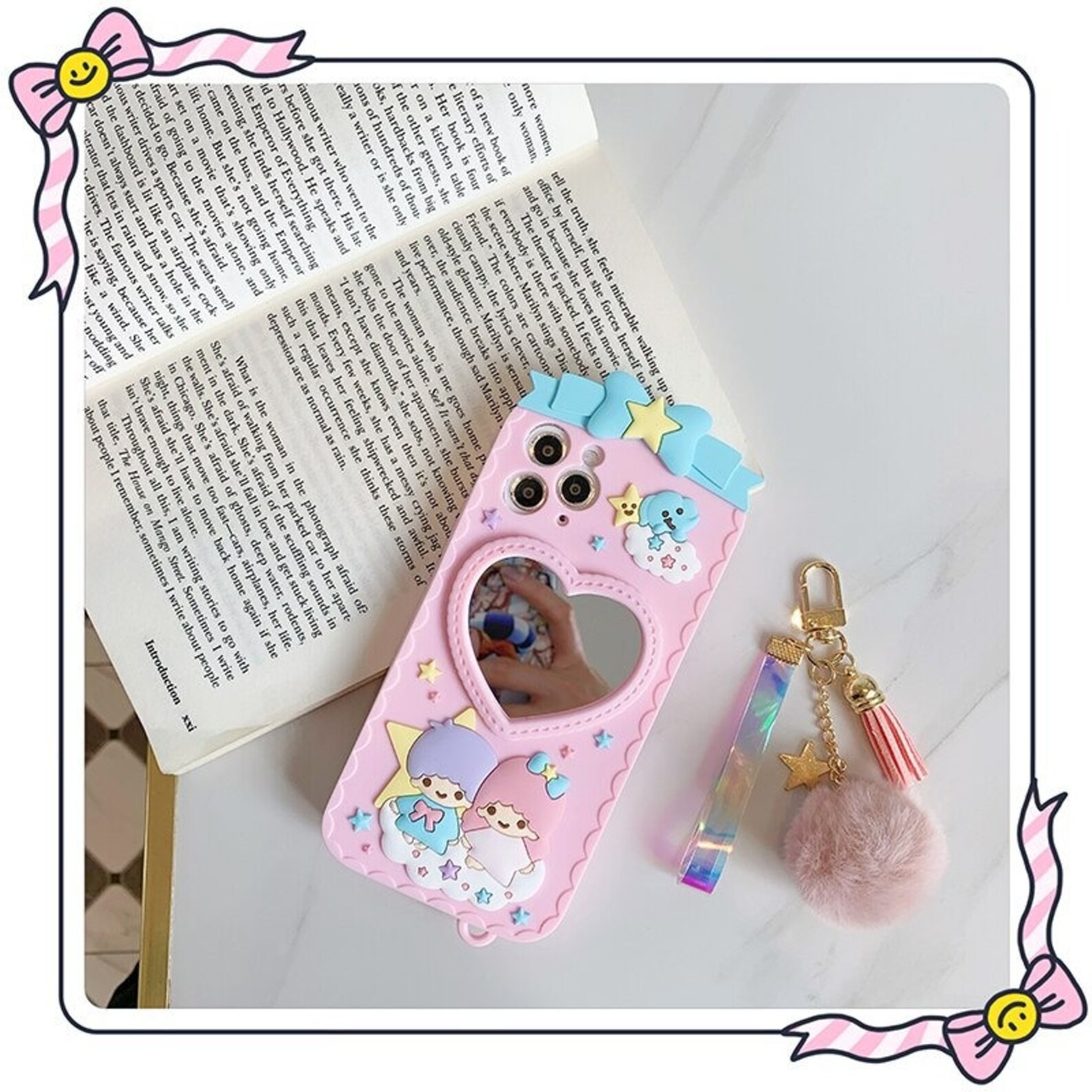 Cinnamoroll Phone CaseCute 3D Makeup Mirror Phone Case For | Etsy
