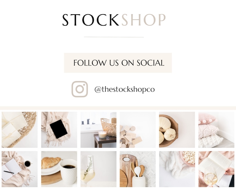 May include: A collage of images featuring various home decor items, including a woven basket, a white pumpkin, a book, a glass of wine, and a blanket. The images are arranged in a grid pattern and have a neutral color palette.