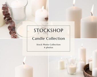 Candle Stock Photos - Girl Boss Stock Photography - Social Media Stock Photo Bundle - Business Stock Photo - Website Stock Photos