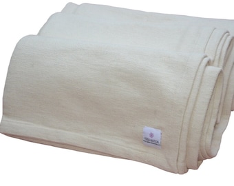 Pair of Iyengar Yoga Blankets-, standard size 203cm x153cm for yoga, Hand-woven yoga blanket for restorative yoga, Pune blankets