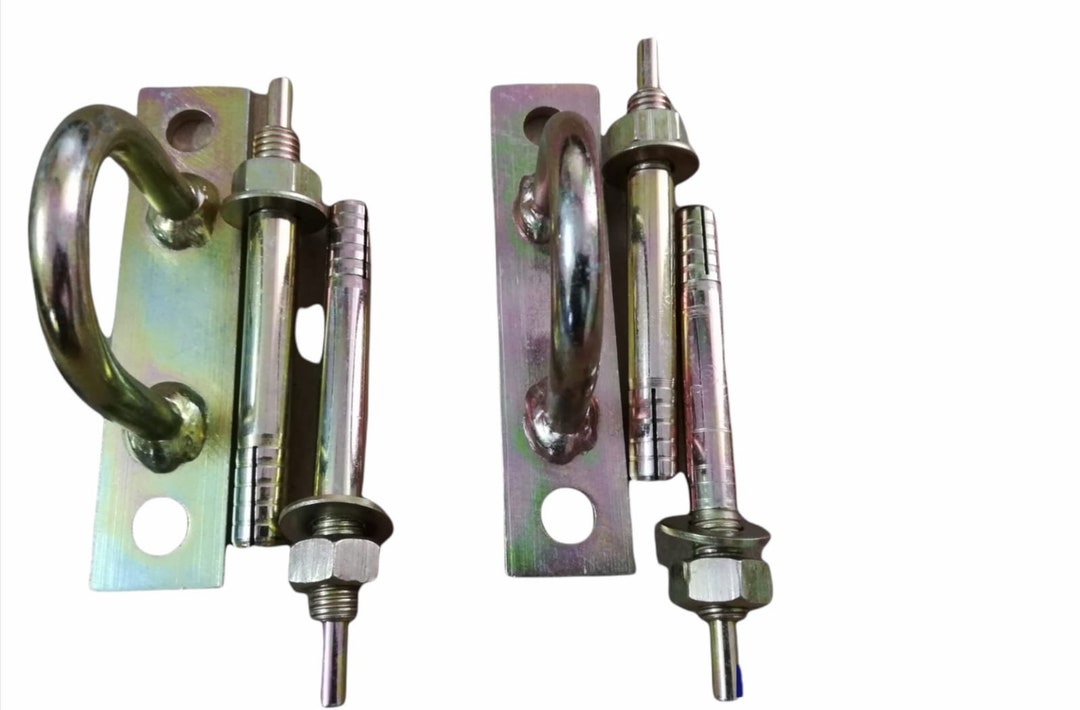 Iyengar Yoga Wall Ropes Hook Set4 Pieces of Hooks With Fasteners Yoga