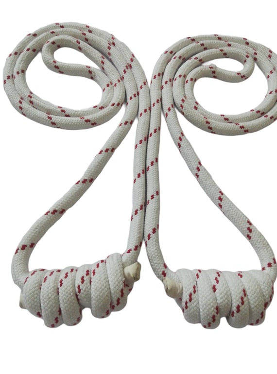 Iyengar Yoga Ropes Wall set of 4 Ropes-2 Long 2 Small, Pune Yoga Ropes, Yoga  Ropes Set, White Yoga Ropes, Yoga Props 