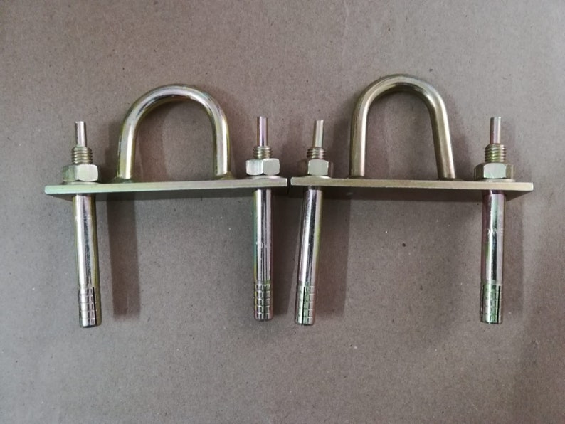 Iyengar Yoga Wall Ropes Hook Set4 Pieces of Hooks With Fasteners Yoga