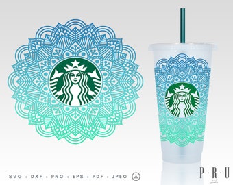 Download Starbucks Mandala Etsy