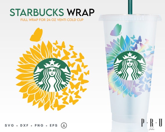 Free Free 131 Sunflower Butterfly Starbucks Svg SVG PNG EPS DXF File