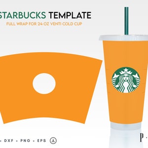 Full wrap template svg for 24 oz starbucks venti cold cup,Starbucks Cup,Starbucks cup svg download for cricut, silhouette, glowforge.