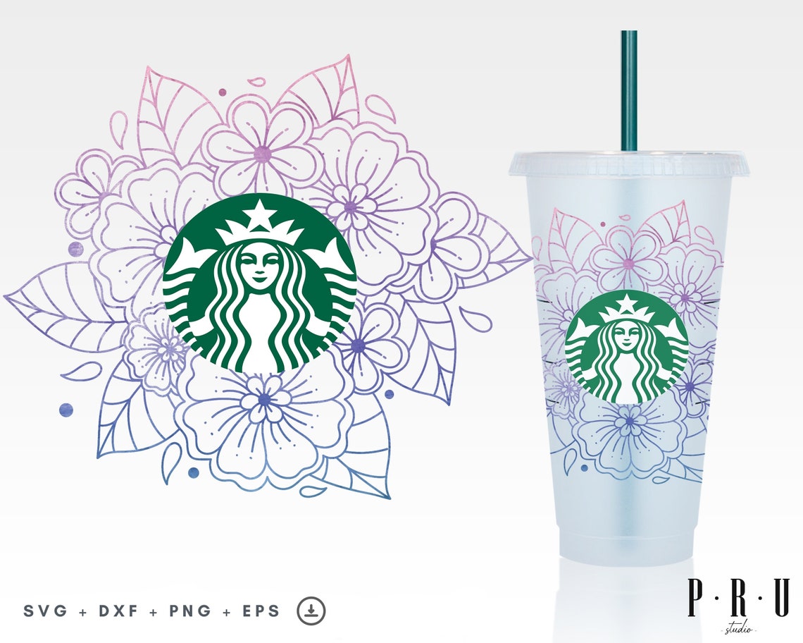 Free Free Flower Svg Starbucks 483 SVG PNG EPS DXF File
