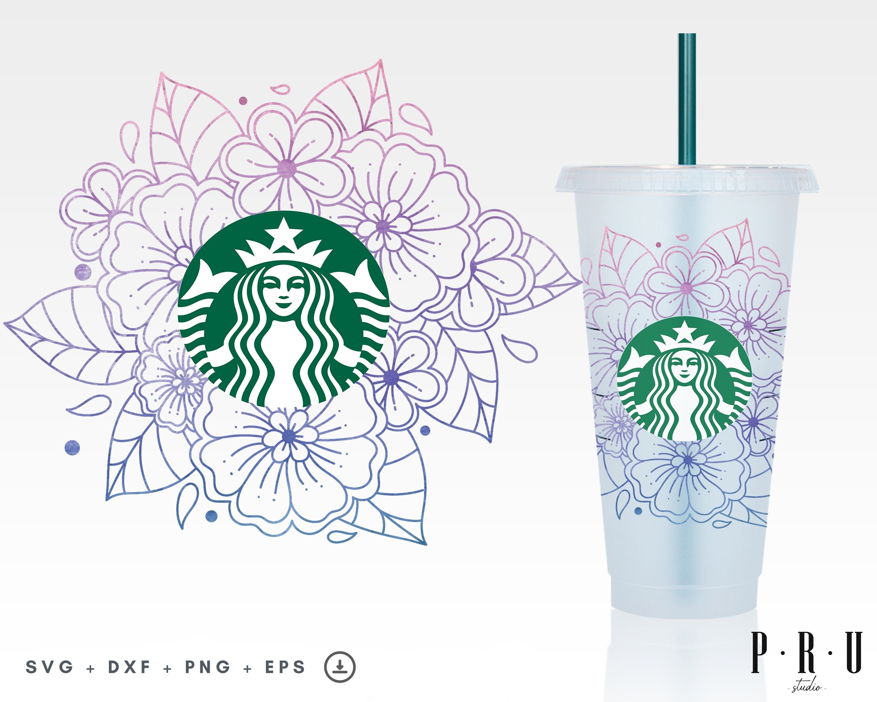 Free Free 205 Flower Svg For Starbucks Cup SVG PNG EPS DXF File