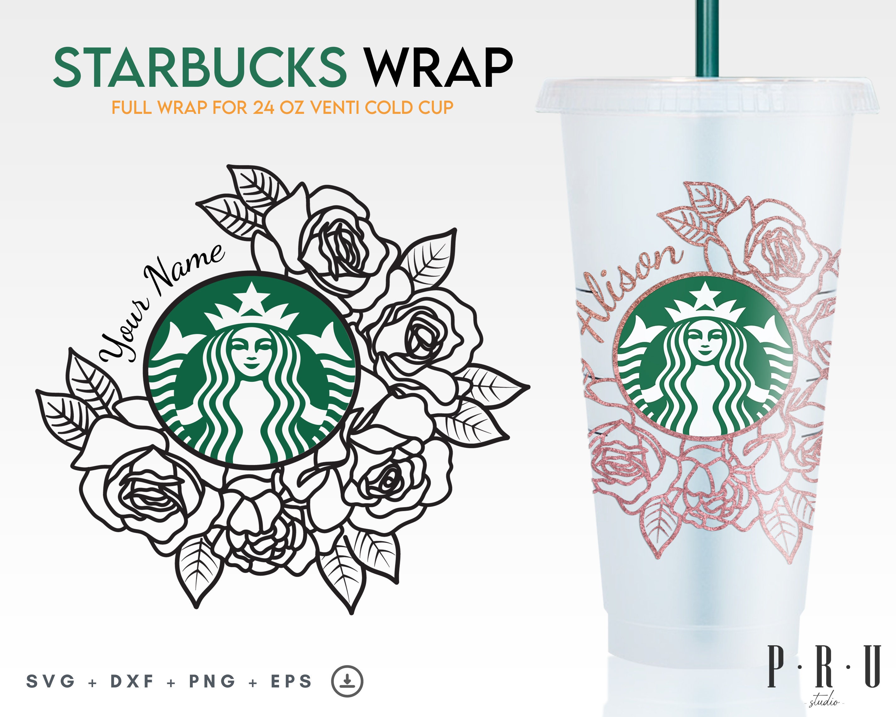 Free Free 160 Flower Starbucks Cup Svg SVG PNG EPS DXF File