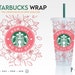 Floral starbucks svg,Starbucks Cup,Starbucks cup svg,flower svg,mother day starbucks cup download for cricut, silhouette, glowforge.