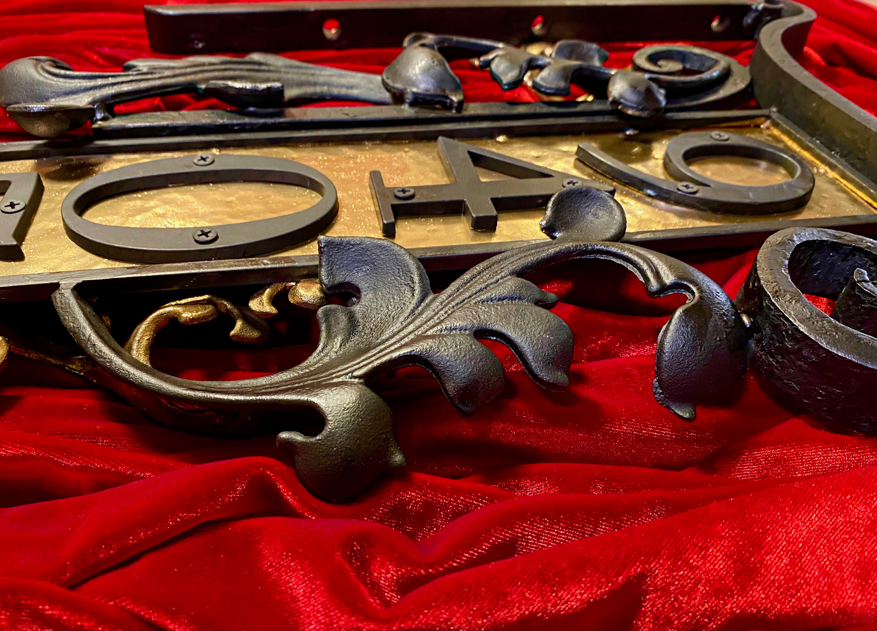 Custom Iron Address Sign Etsy Canada